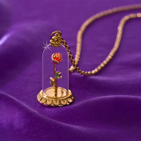 Disney Enchanted Rose Necklace